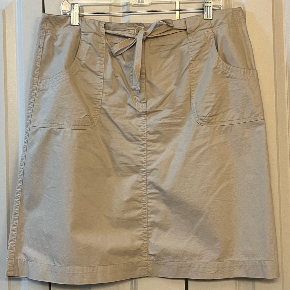 Talbots Tan Skirt